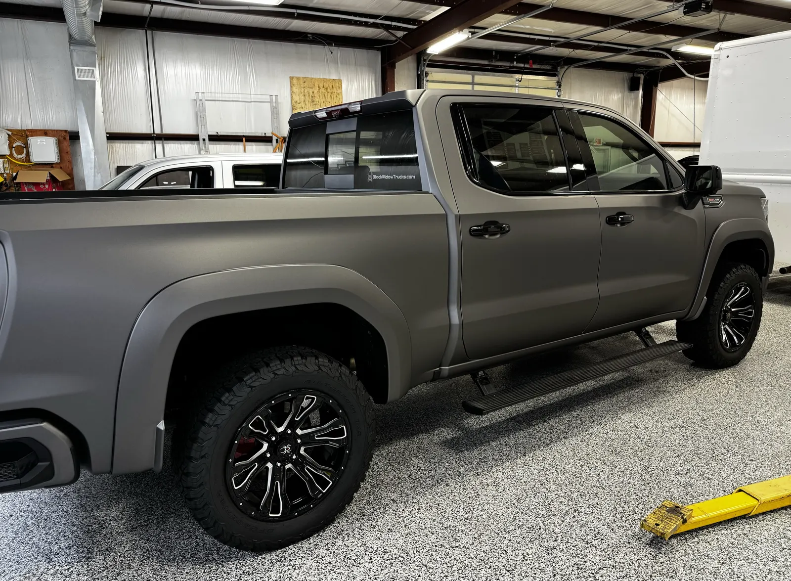 Matte gray crew cab — Pickup
