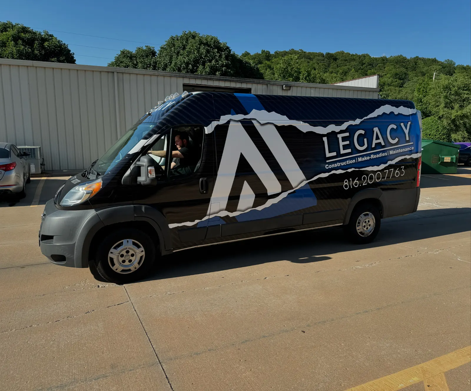 AT Legacy full brand wrap — Ram ProMaster