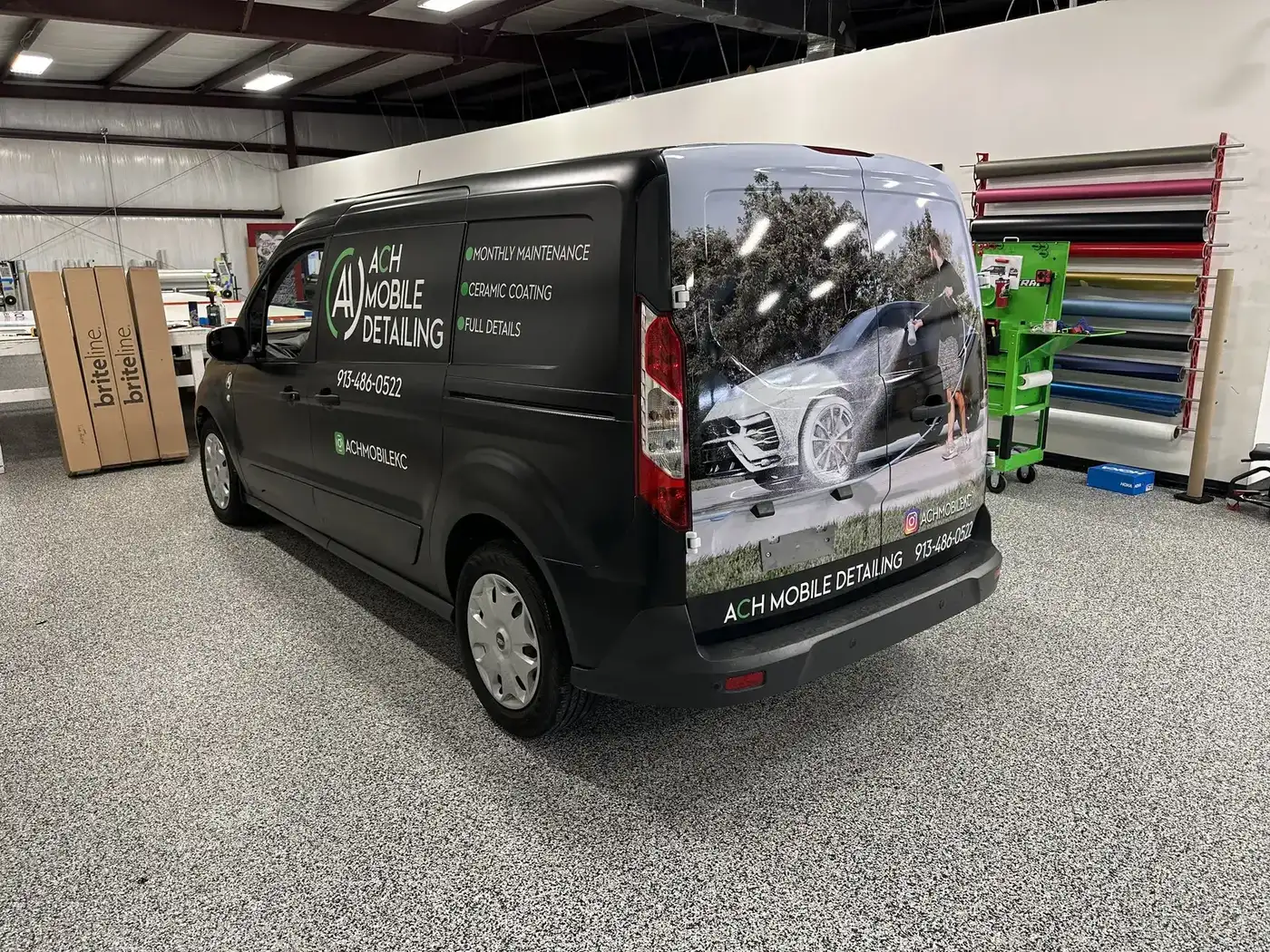 ACH — printed rear graphics — Transit Connect