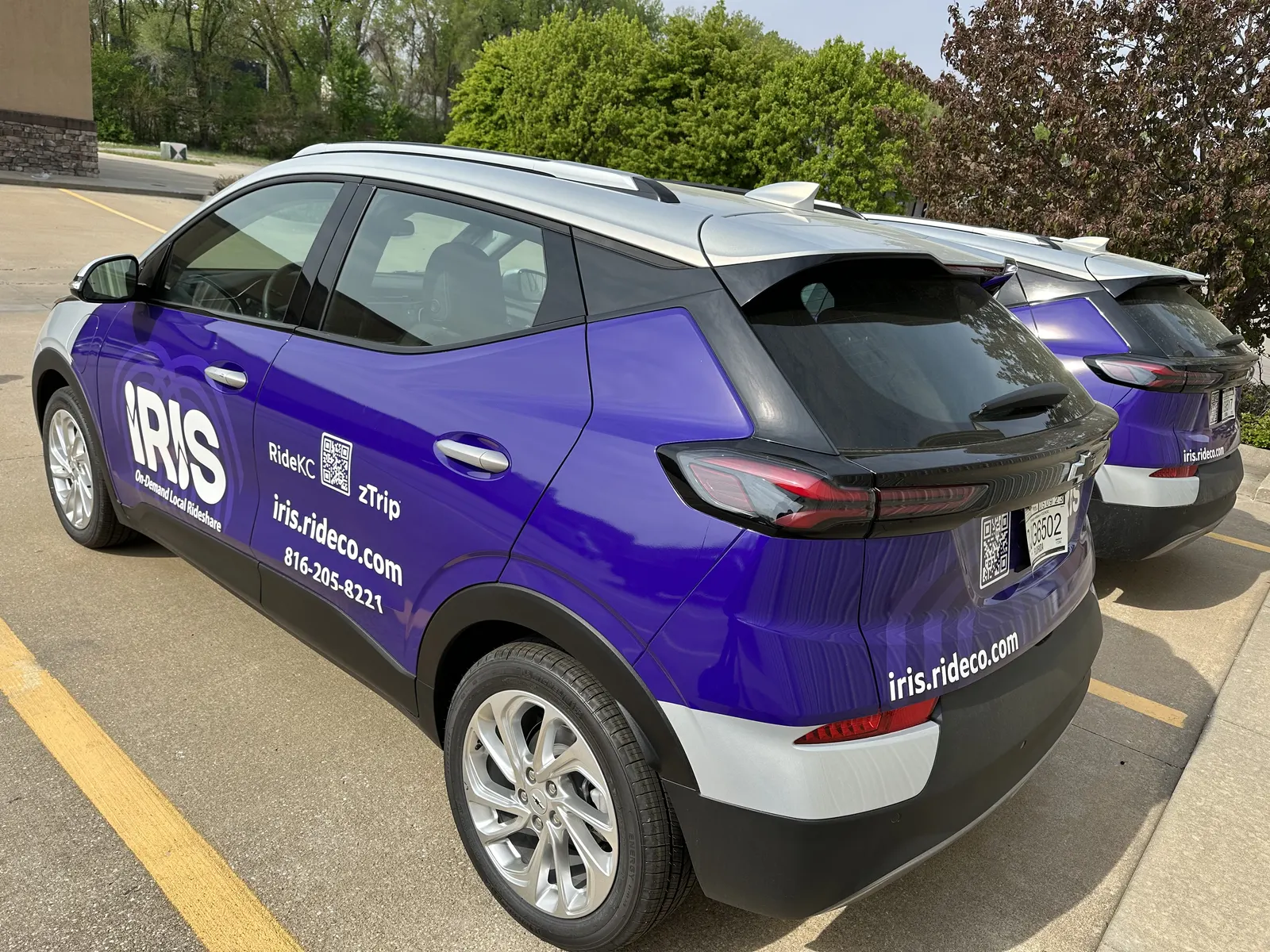 IRIS rideshare fleet — Chevy Bolt
