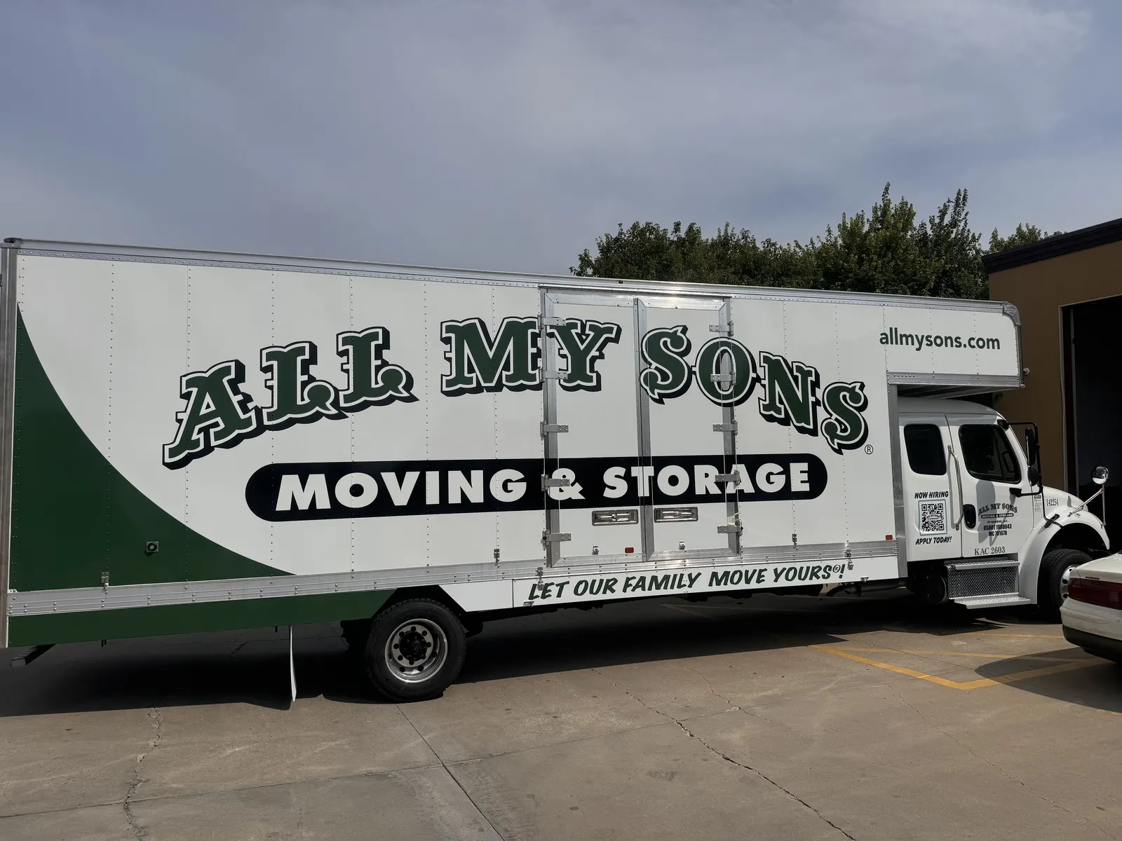 All My Sons Moving & Storage — Box Truck