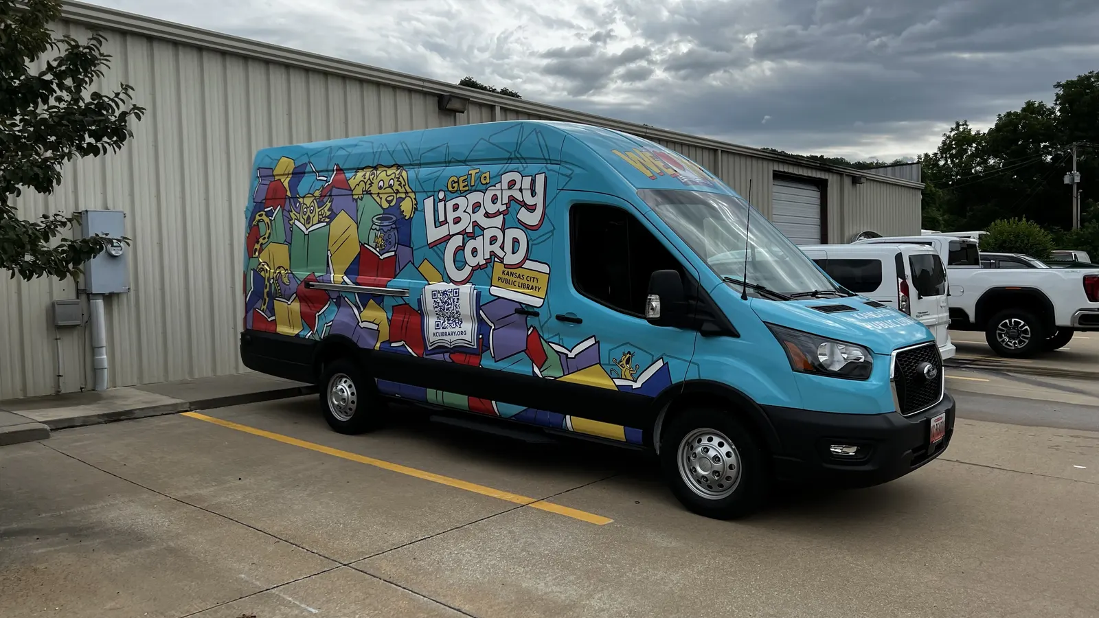 Get a Library Card — bookmobile — Ford Transit