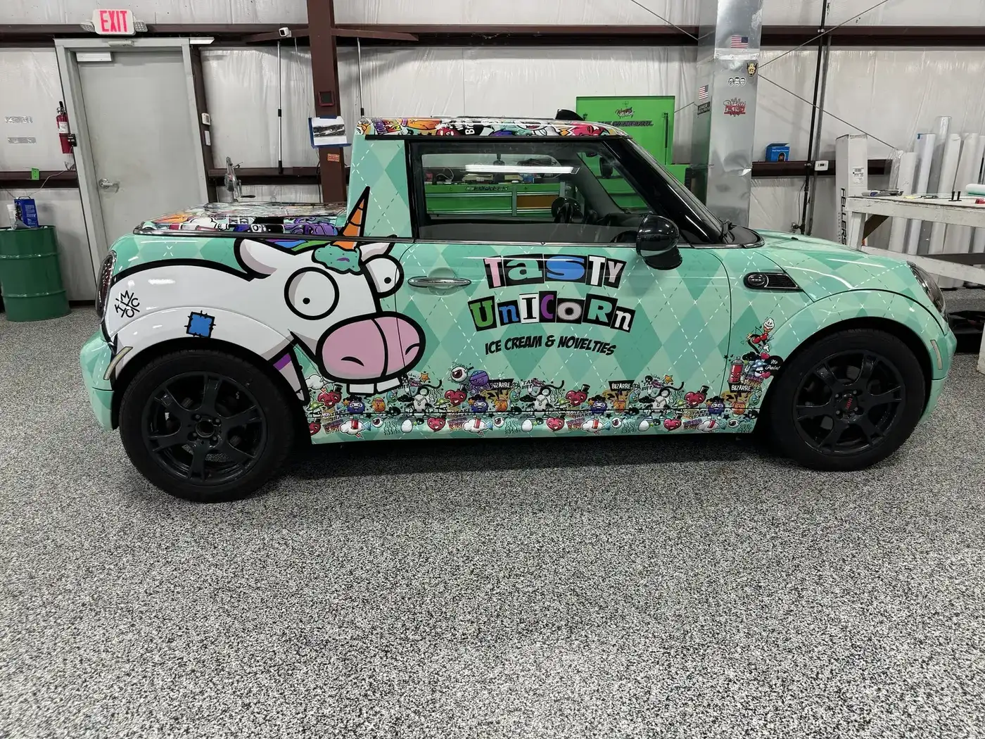 Tasty Unicorn ice cream — Mini Cooper