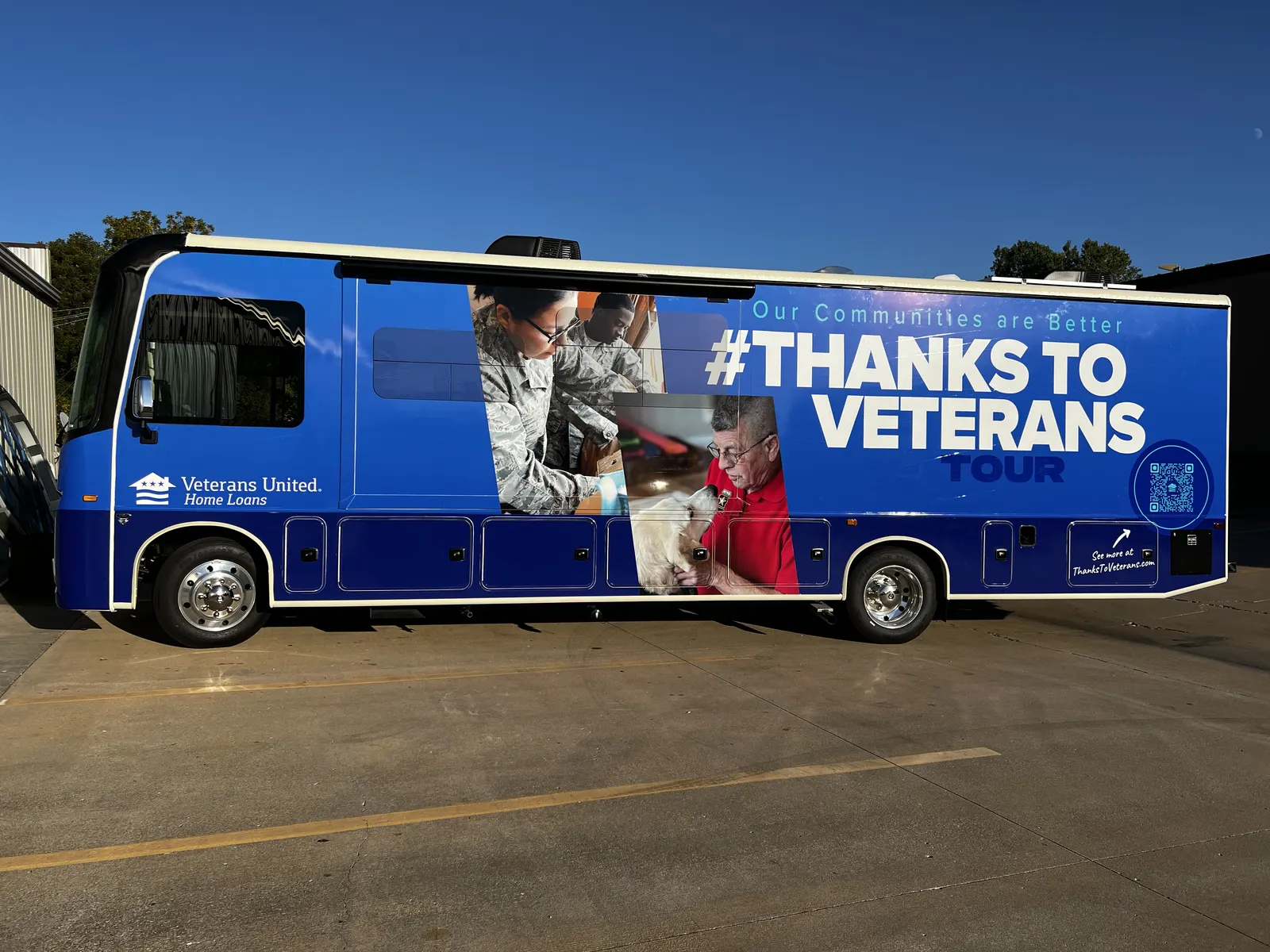 #ThanksToVeterans tour — Tour Shuttle