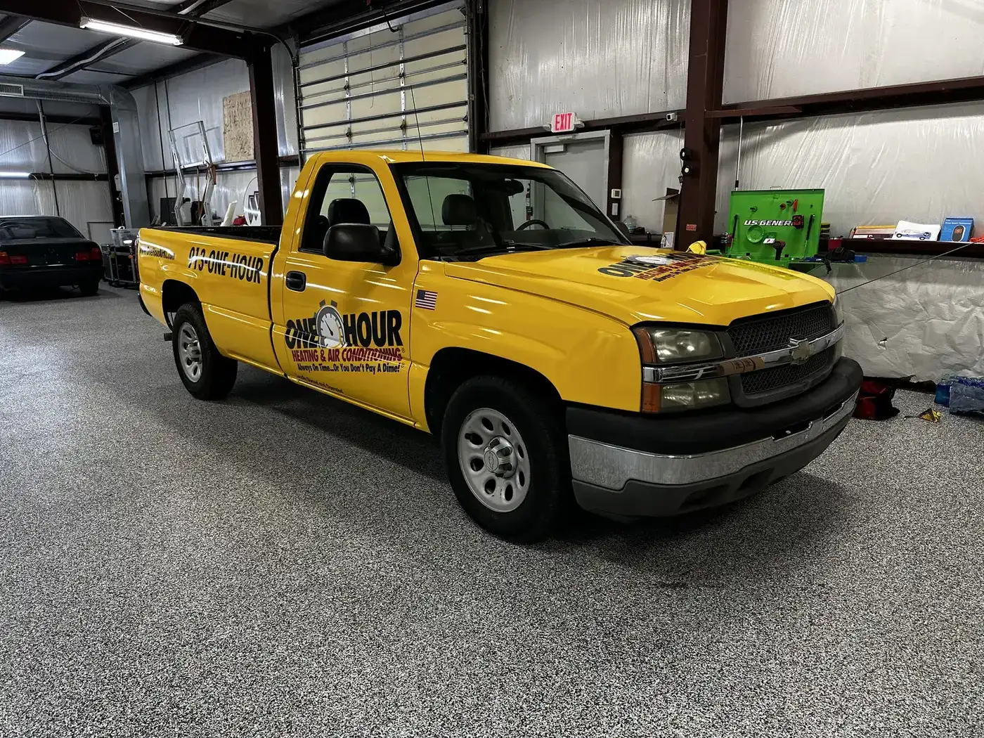 One Hour Heating & Air fleet — Chevy Silverado