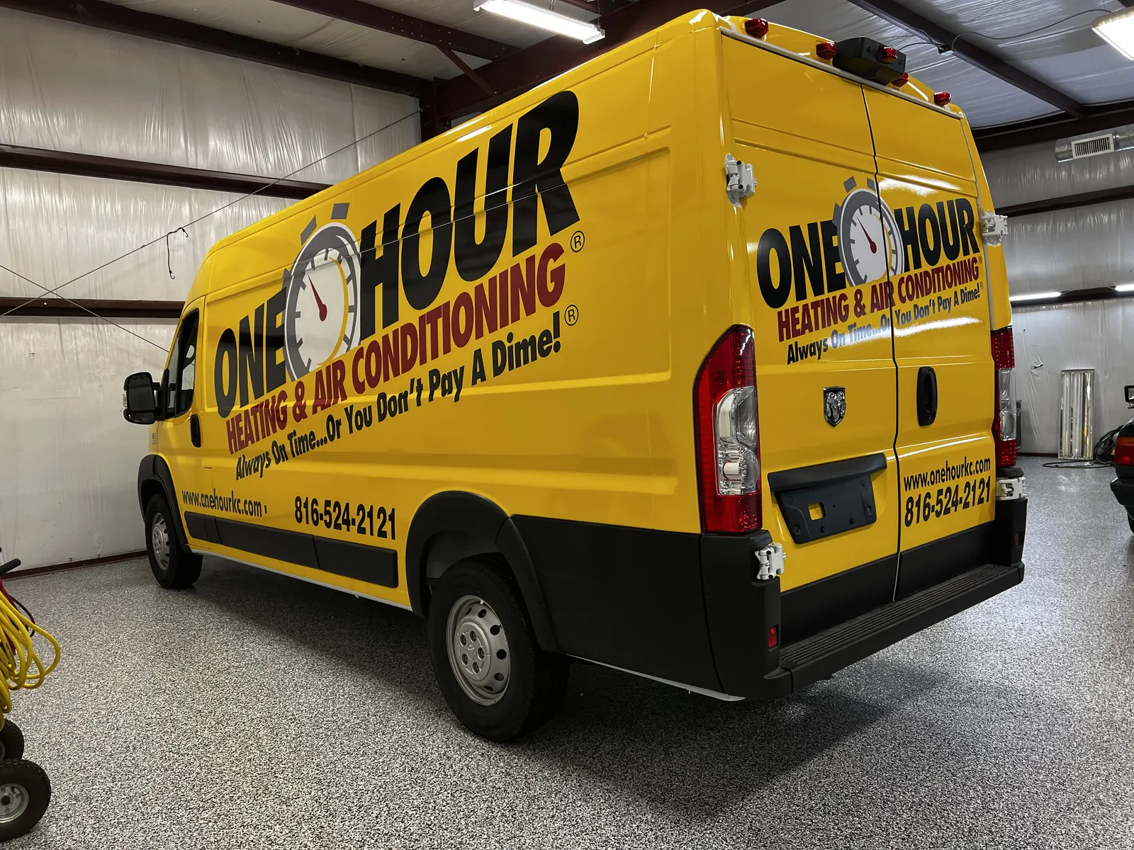 One Hour fleet van — Cargo Van
