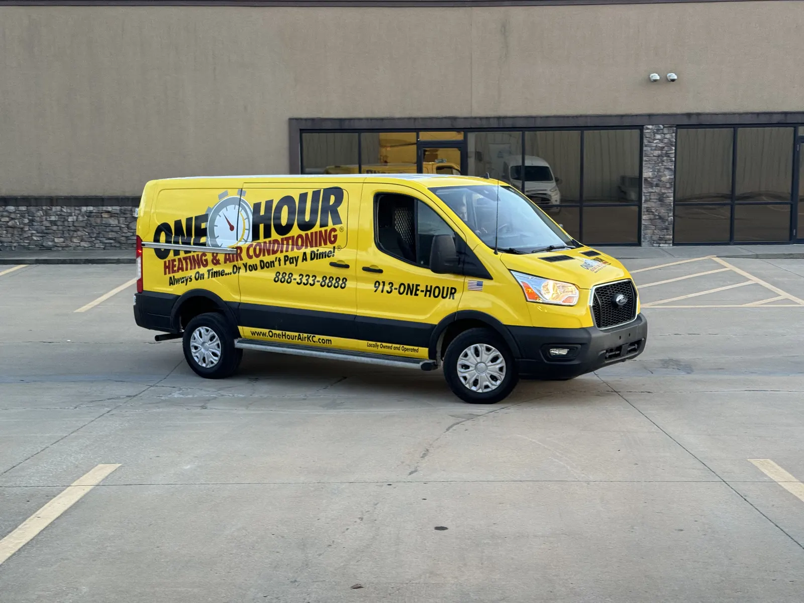 One Hour fleet van — Ford Transit
