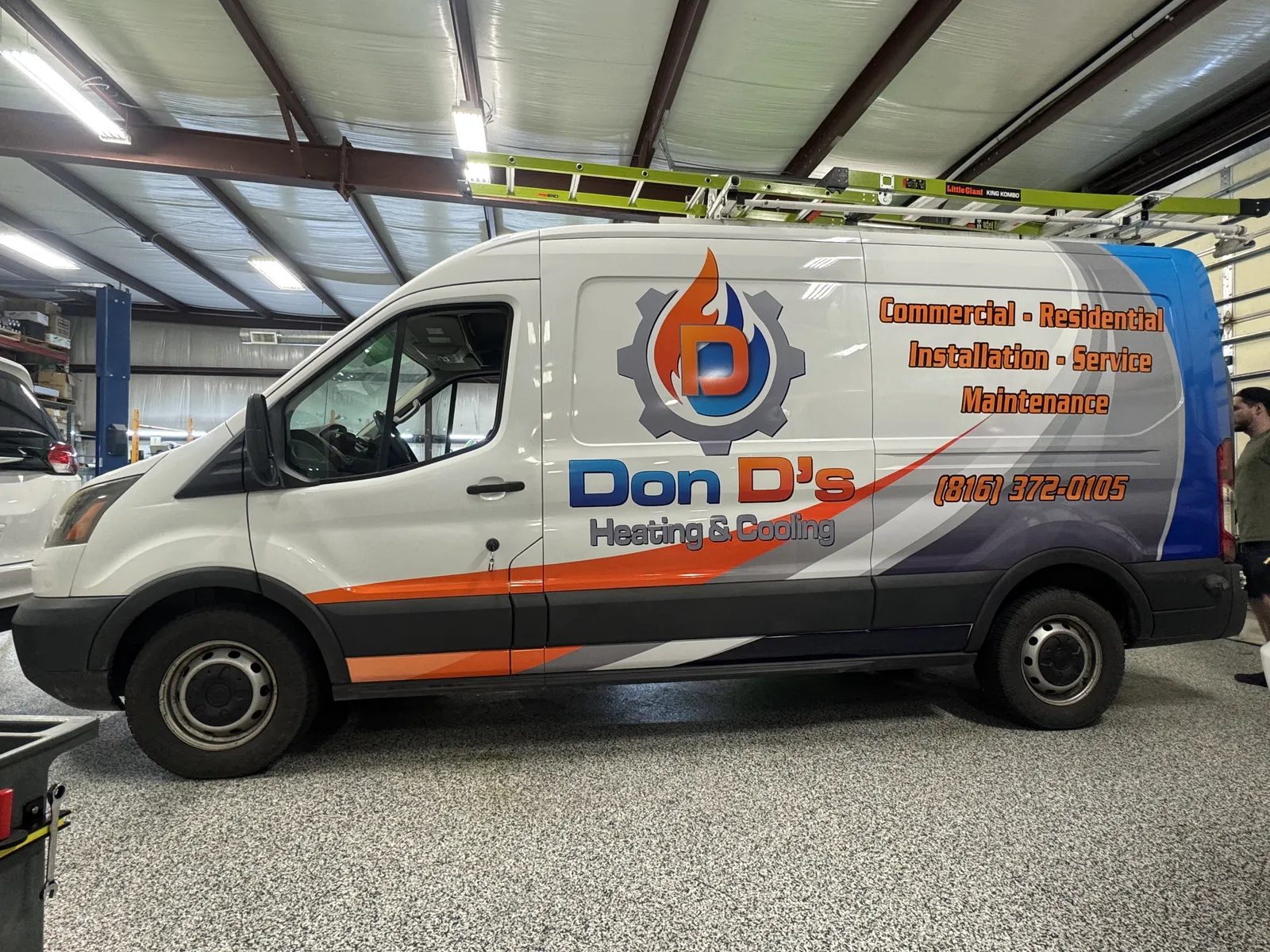 Full commercial wrap — Ford Transit