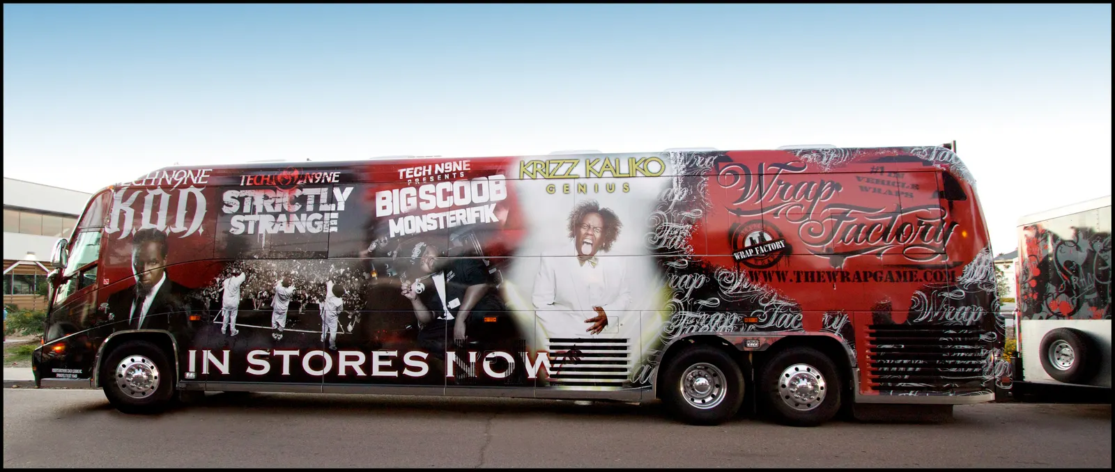 Tech N9ne tour bus — Strange Music — Full-Size Tour Bus
